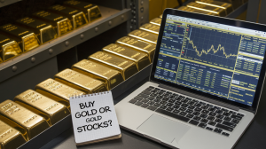 buy gold or gold stocks