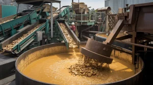 how gold is processed after mining