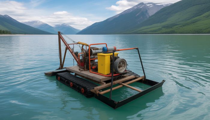 What is a gold dredge why use it, and how does it wor