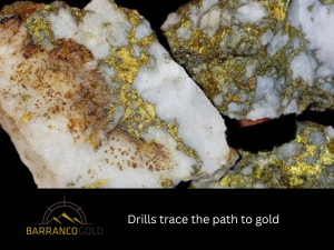 Drills trace the path to gold