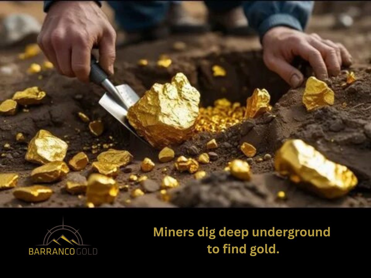 Rock Excavation in Gold Mining